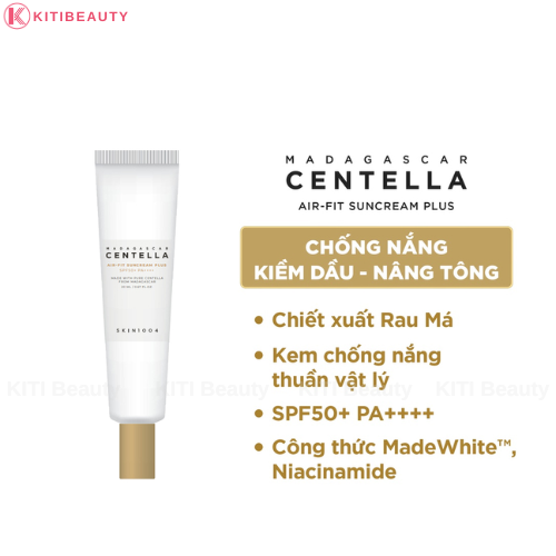Kem Chống Nắng Cho Da Nhạy Cảm Skin1004 Madagascar Centella Air-Fit Suncream Plus SPF50+